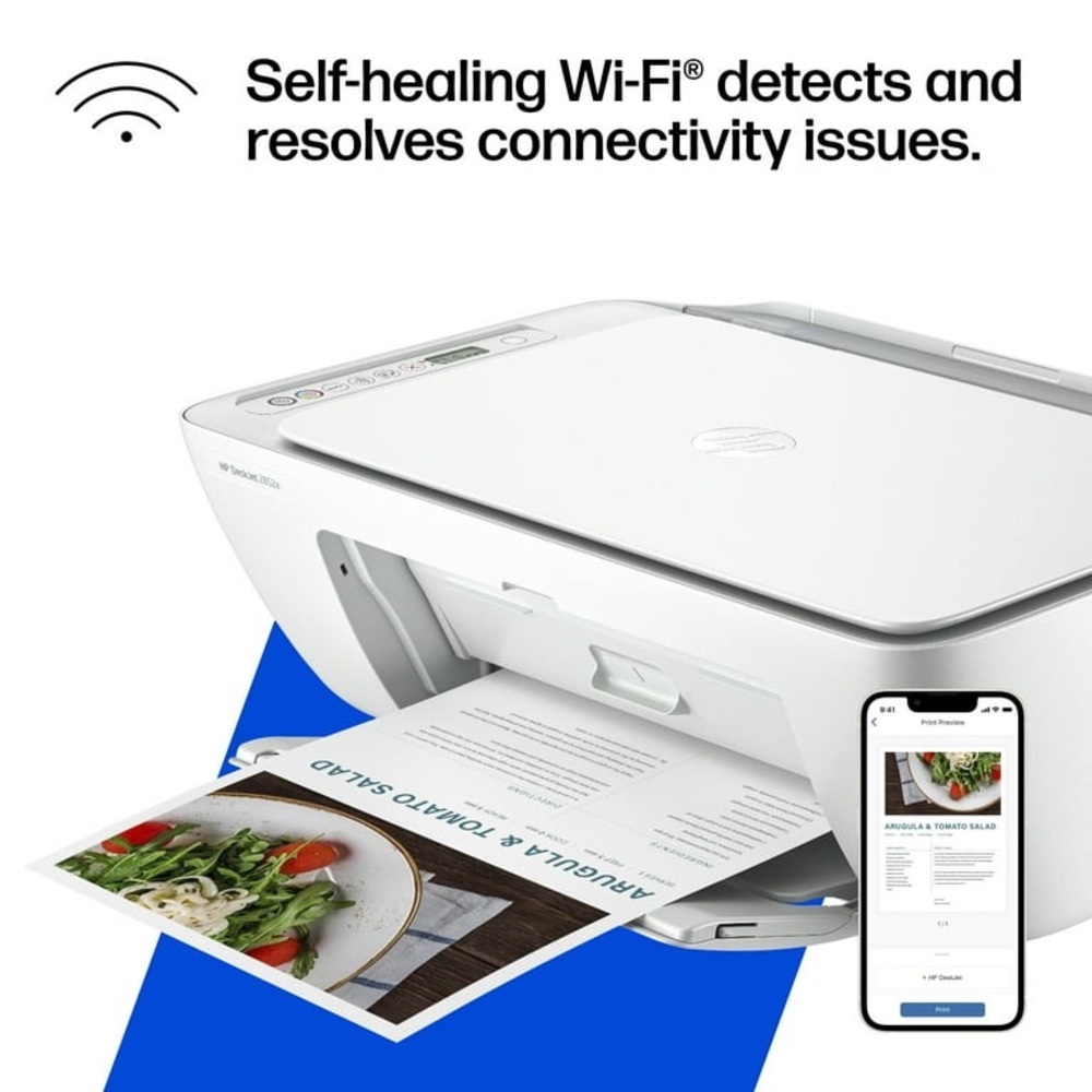 HP DeskJet 2852e Wireless All-in-One Color Inkjet Printer - Picture 13 of 16